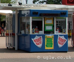 Ticket booth at Legoland Windsor